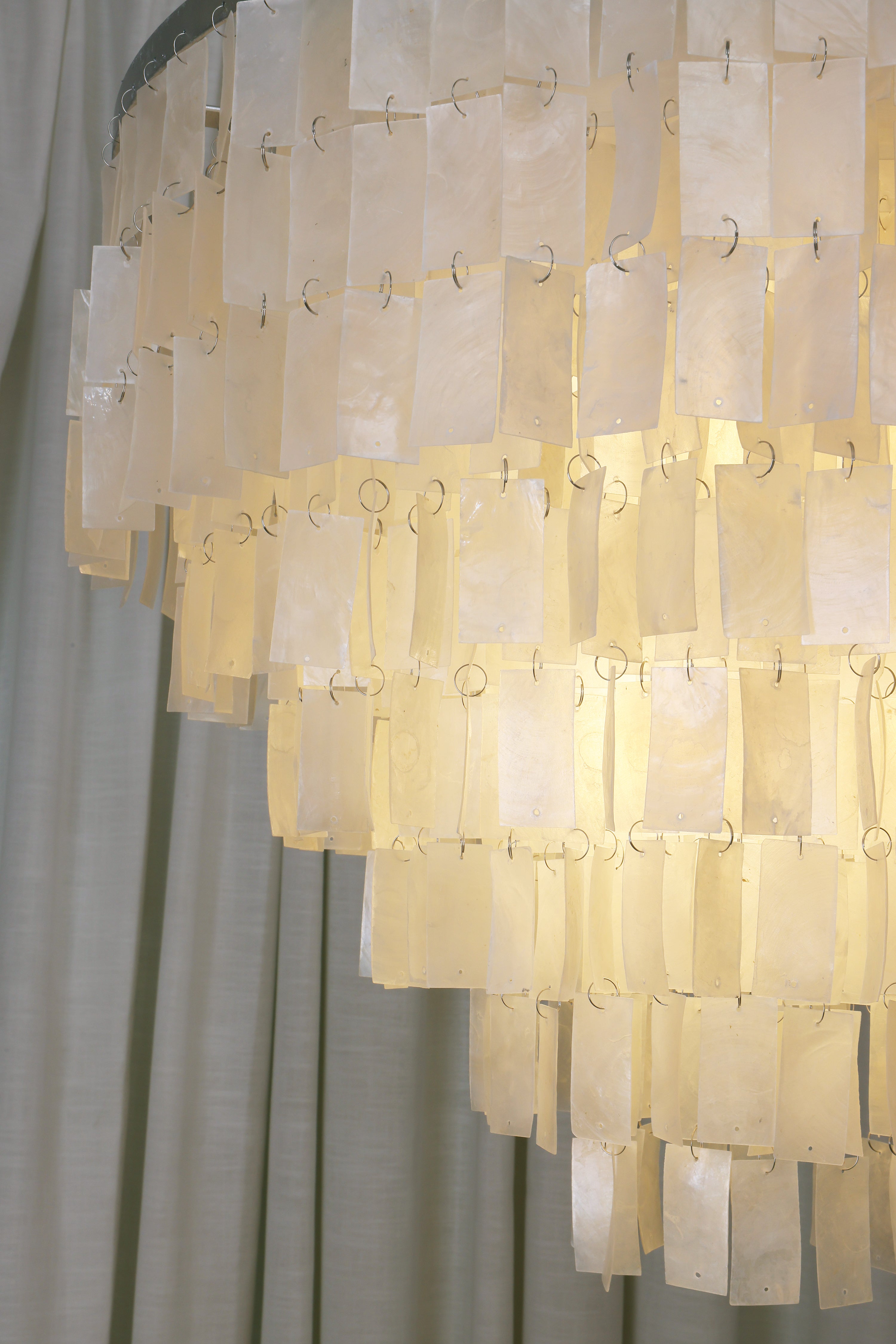 Tier Shell Skye Light Tiered Shell Chandelier